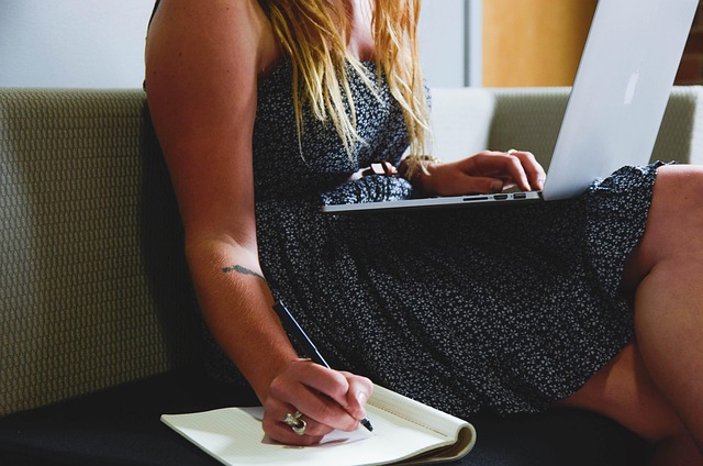 beginner practicing writing exercises